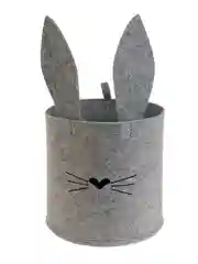 Органайзер для хранения "Корзинка"FUNNY"Серый заяц", 24х24х22см, 8л