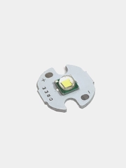 Светодиод мощ  10W CREE XM-L T6 U2 3-3.6V 3A  на радиаторе 16мм
