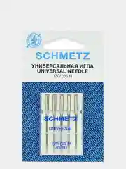 Иглы для бытовых швейных машин, стандартные Schmetz 130/705H, от №60 до №120 - 5 игл
