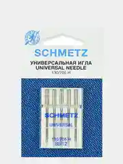 Иглы для бытовых швейных машин, стандартные Schmetz 130/705H, от №60 до №120 - 5 игл