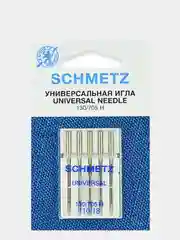 Иглы для бытовых швейных машин, стандартные Schmetz 130/705H, от №60 до №120 - 5 игл