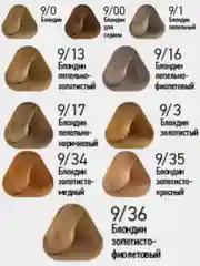 9УГТ Стойкая крем-краска Estel Professional De Luxe