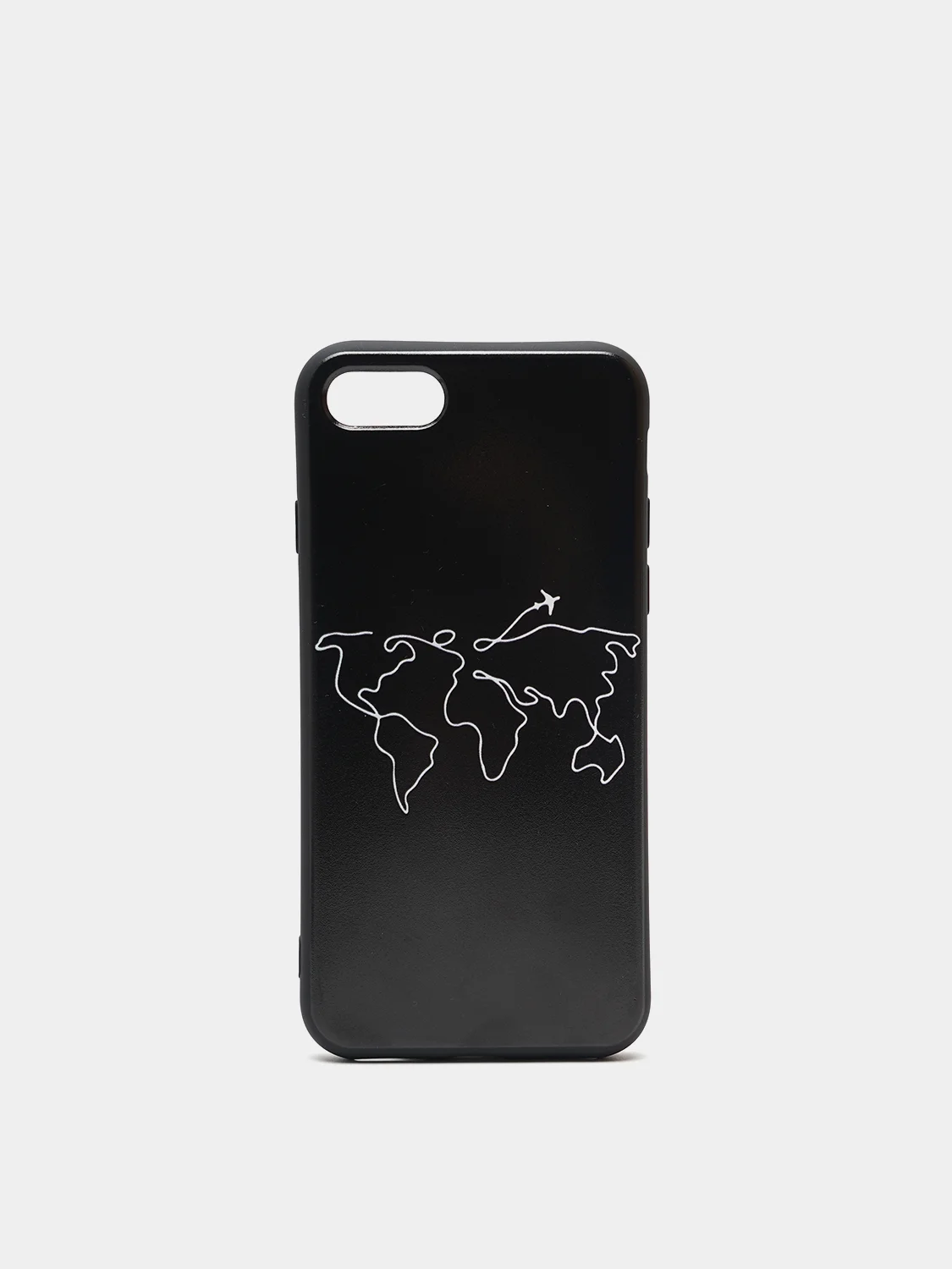Черный чехол для iPhone 7 / 8 / SE 2020, 7 / 8 Plus, X / XS, XR, 11, 11 Pro, 12 / 12 Pro