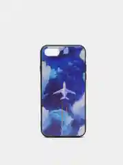 Небесно-голубой чехол для iPhone 7 / 8 / SE 2020, 7 / 8 Plus, X / XS, XR, 11, 11 Pro, 12 / 12 Pro