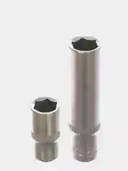 Головка торцевая шестигранная 1/4" AV Steel (стандартная и удлинненая) 4-14мм