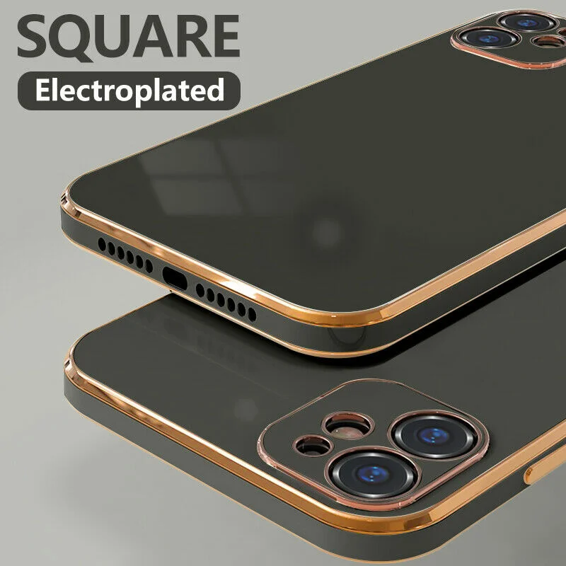 Дизайнерский чехол для айфон NANARUSI с квадратной рамкой Apple IPhone