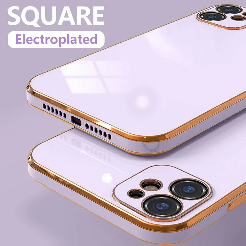 Дизайнерский чехол для айфон NANARUSI с квадратной рамкой Apple IPhone