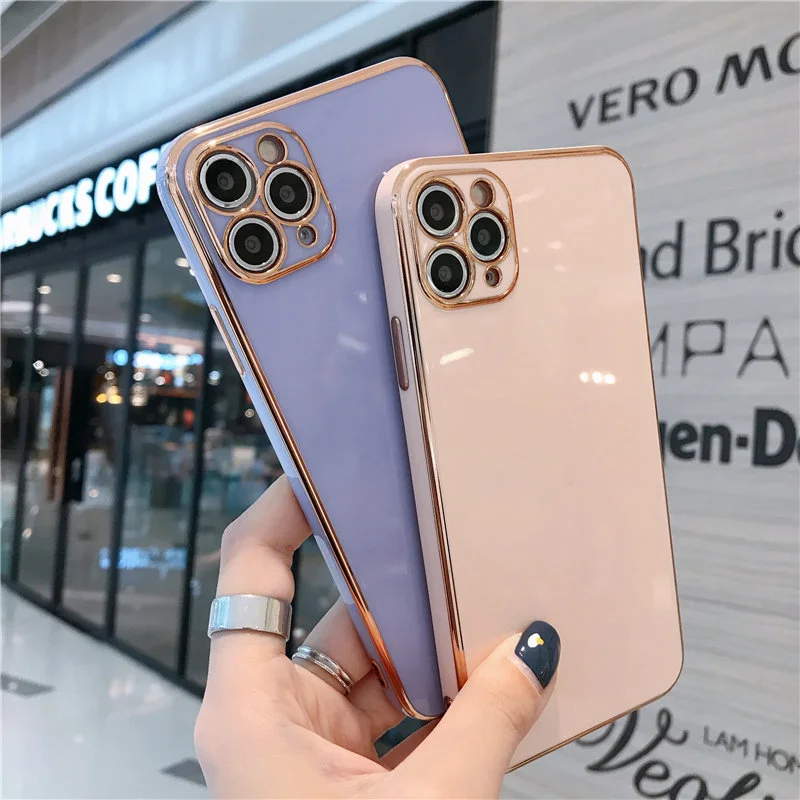 Дизайнерский чехол для айфон NANARUSI с квадратной рамкой Apple IPhone