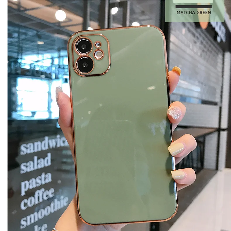 Дизайнерский чехол для айфон NANARUSI с квадратной рамкой Apple IPhone