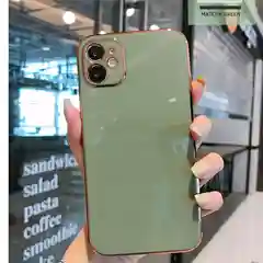 Лайм дизайнерский чехол для айфон NANARUSI с квадратной рамкой Apple IPhone