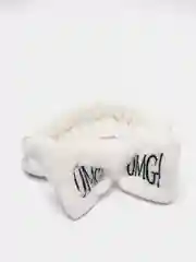 Белый повязка для волос OMG