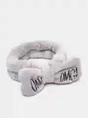 Серый повязка для волос OMG