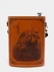 Фляжка походная, в кожаном чехле, 2 л