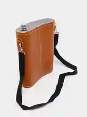 Фляжка походная в кожаном чехле, 2 л