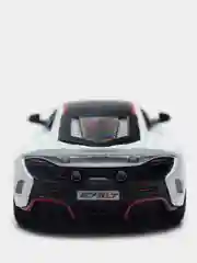 Белый mclaren 675LT with printing KINSMART KT5392DF