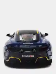 Белый mclaren 675LT with printing KINSMART KT5392DF