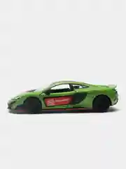 Белый mclaren 675LT with printing KINSMART KT5392DF