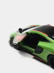 Белый mclaren 675LT with printing KINSMART KT5392DF