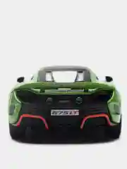 Белый mclaren 675LT with printing KINSMART KT5392DF