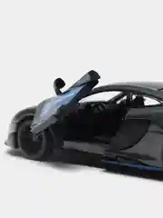 Белый mclaren 675LT with printing KINSMART KT5392DF
