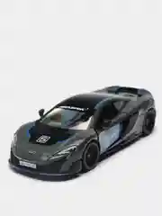 Белый mclaren 675LT with printing KINSMART KT5392DF