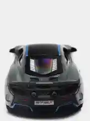 Белый mclaren 675LT with printing KINSMART KT5392DF