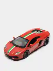 Серый металлическая машинка 1:36 Lamborghini Aventador LP 700-4 KT5355DF
