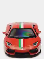 Серый металлическая машинка 1:36 Lamborghini Aventador LP 700-4 KT5355DF