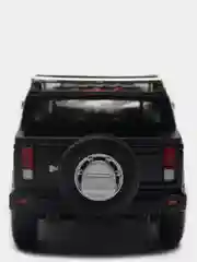 Желтый металлическая машинка 1:40 Hummer H2 SUT 2005 KT5097D