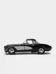 Белый металлическая машинка 1:34 Chevrolet Corvette 1957 KT5316D