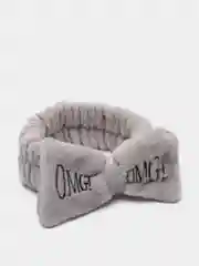 Серый повязка для волос OMG