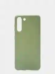 Оливковый чехол для Samsung S21 силиконовый матовый