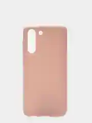 Бежевый чехол для Samsung S21 силиконовый матовый