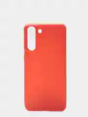 Красный чехол для Samsung S21 Plus силиконовый матовый