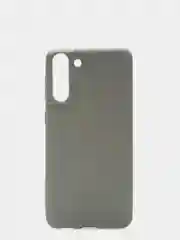 Серый чехол для Samsung S21 Plus силиконовый матовый