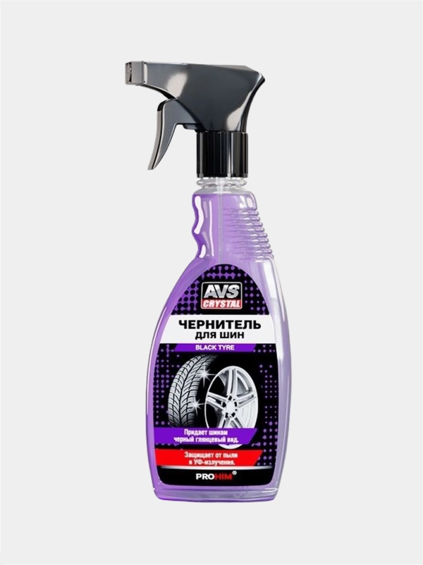 Чернитель шин AVS AVK-601 BLACK TYRE, триггер, 500 мл