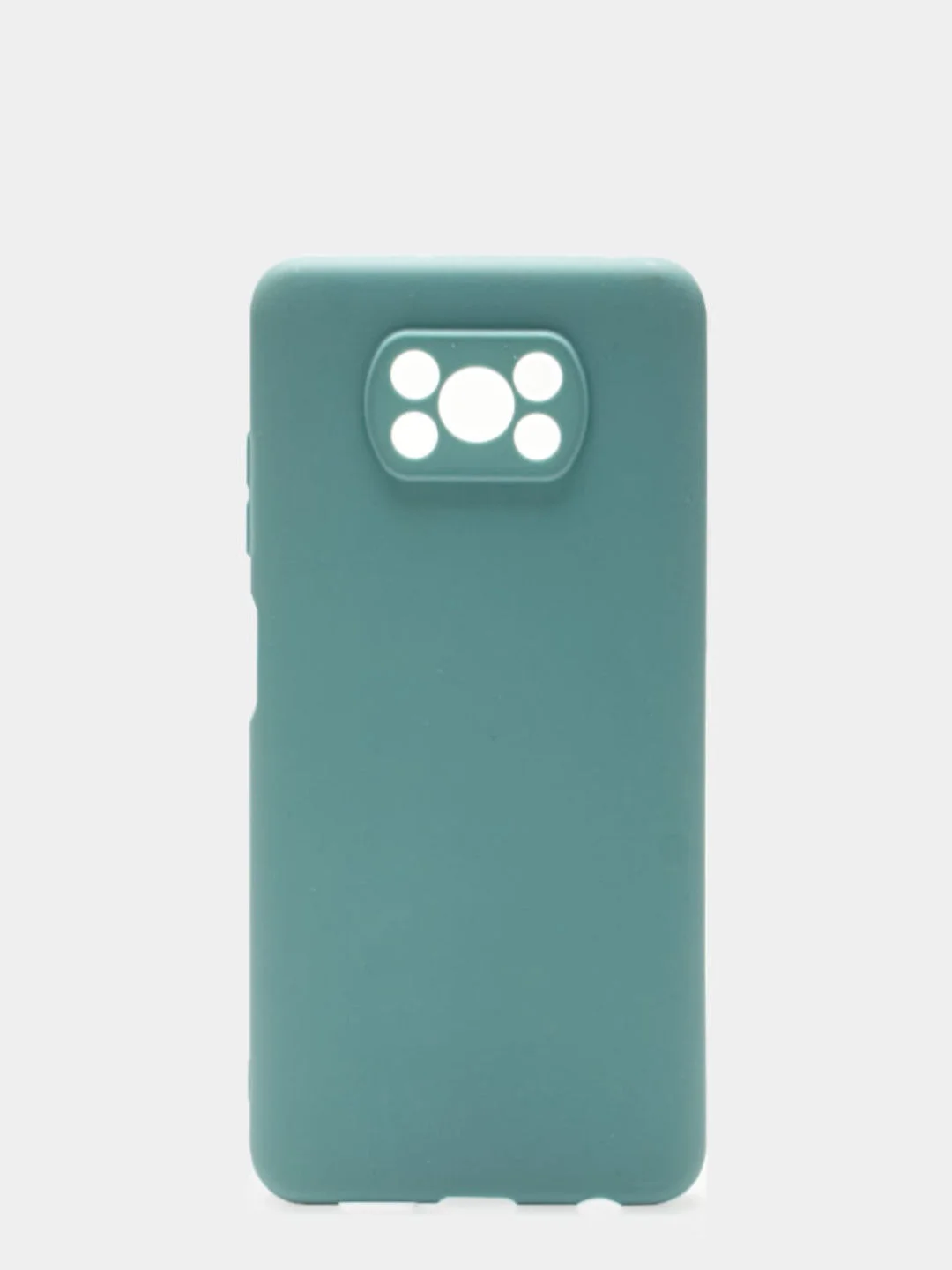 Морской чехол накладка для Xiaomi Poco X3 силиконовый матовый однотонный