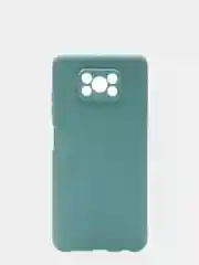 Морской чехол накладка для Xiaomi Poco X3 силиконовый матовый однотонный