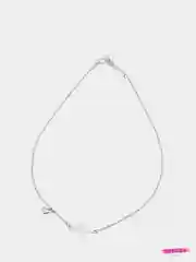 Серебряный цепочка биение сердца, цепочка женская, ожерелье, колье, украшение подвеска на шею