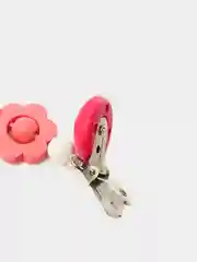 Розовый цепочка "Бусинка" детская, держатель для соски - пустышки, 1705