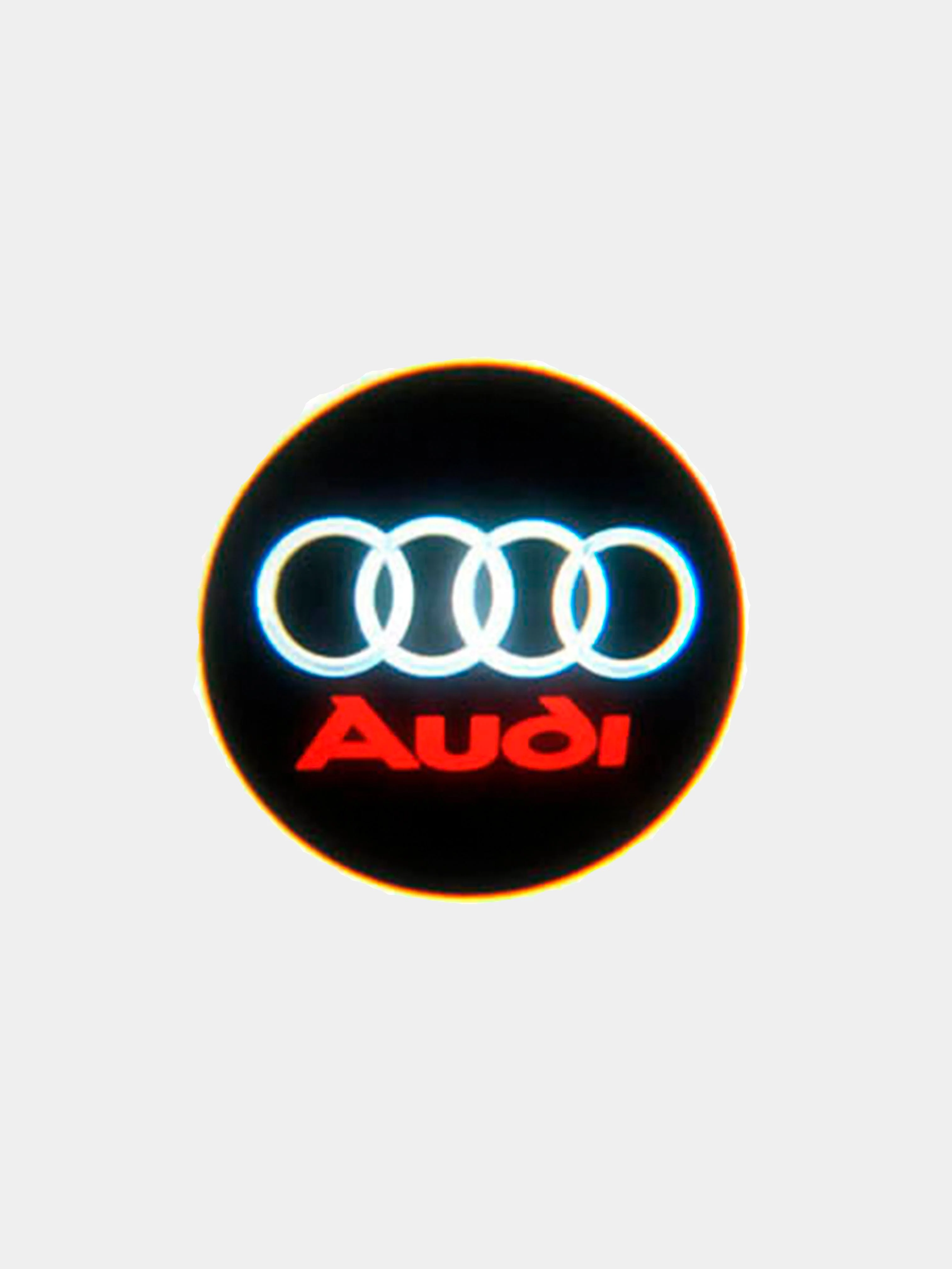 Штатная подсветка дверей с логотипом Audi №РМС-А1