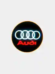 Штатная подсветка дверей с логотипом Audi №РМС-А1