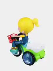 Игрушка в виде велосипеда с трюками, движение, свет, звук 19х12см