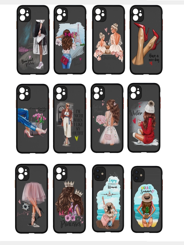 Чехол для iPhone 7/8/SE,XR,XS Max,11 Pro Max,12, 12 Pro Max с бортиками и с защитой камеры