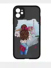 Бирюзовый чехол для iPhone 7/8/SE,XR,XS Max,11 Pro Max,12, 12 Pro Max с бортиками и с защитой камеры