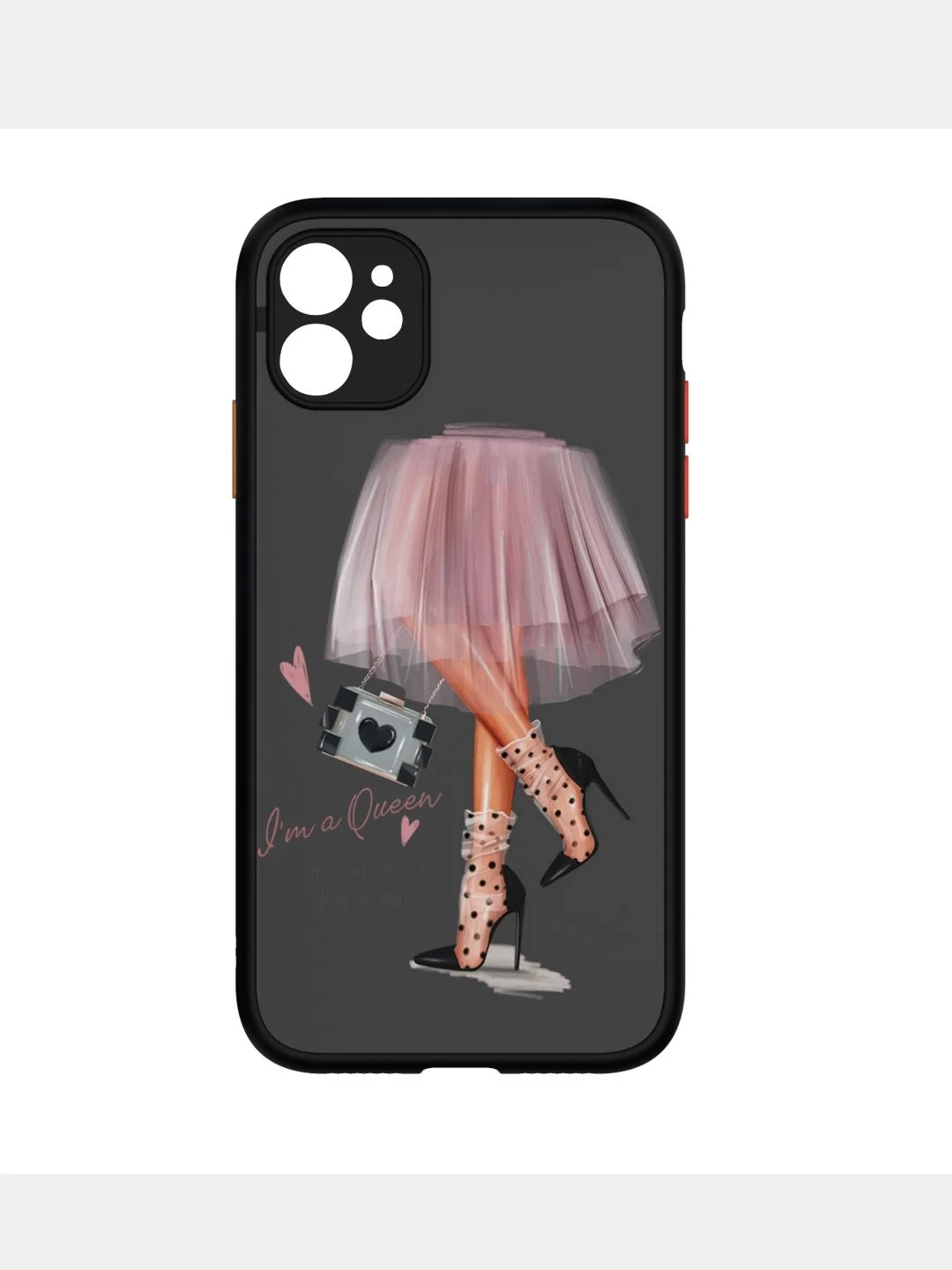 Фуксия чехол для iPhone 7/8/SE,XR,XS Max,11 Pro Max,12, 12 Pro Max с бортиками и с защитой камеры