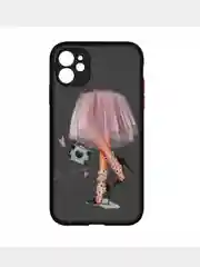 Фуксия чехол для iPhone 7/8/SE,XR,XS Max,11 Pro Max,12, 12 Pro Max с бортиками и с защитой камеры