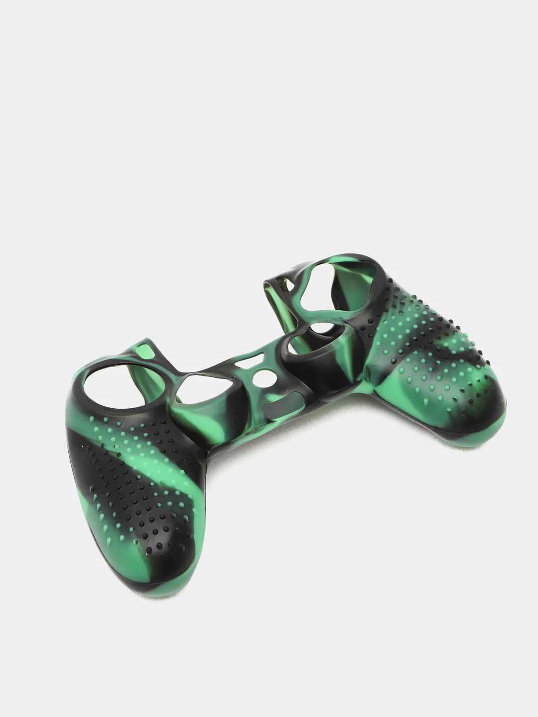 Зеленый защитный чехол с узором для джойстика DualShock 4 / PS4 / PlayStation 4