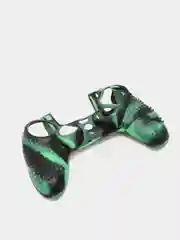 Зеленый защитный чехол с узором для джойстика DualShock 4 / PS4 / PlayStation 4