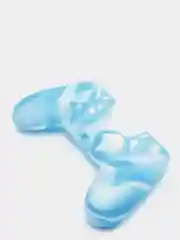 Голубой защитный чехол с узором для джойстика DualShock 4 / PS4 / PlayStation 4